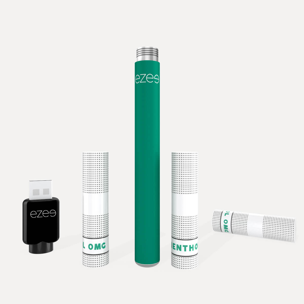 Ezee Cigalike Kit de inicio Verde - Mentol Sin Nicotina