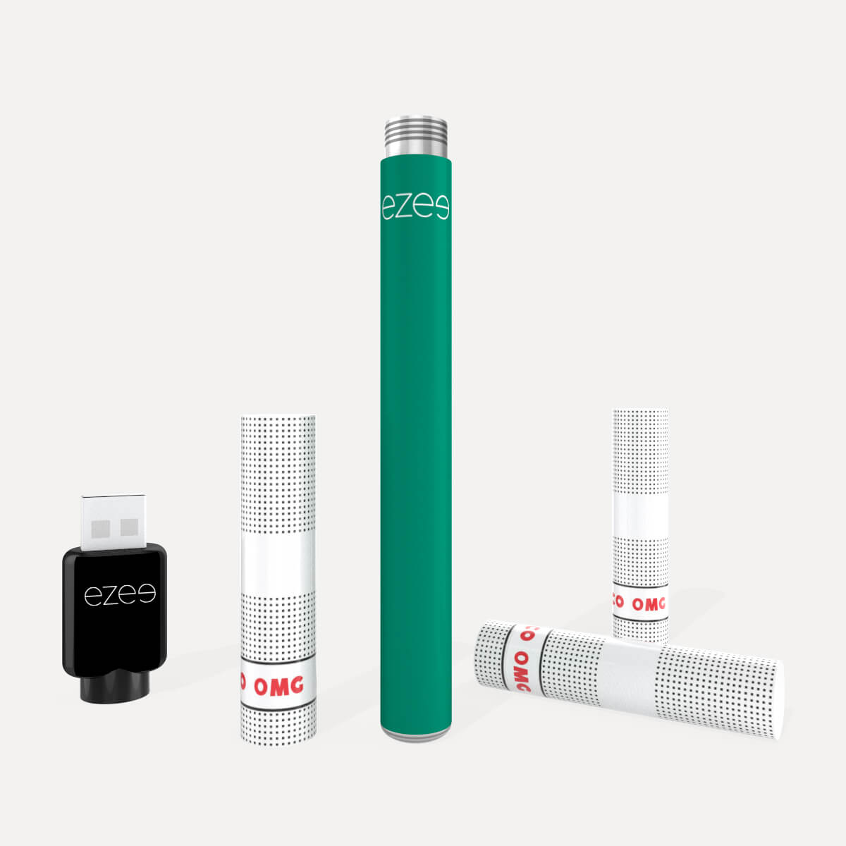 Ezee Cigalike Kit de inicio Verde - Tabaco Sin Nicotina