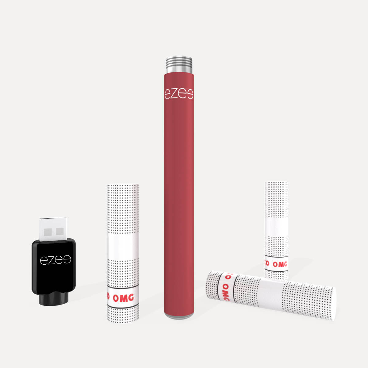 Ezee Cigalike Kit de inicio Rojo - Tabaco Sin Nicotina