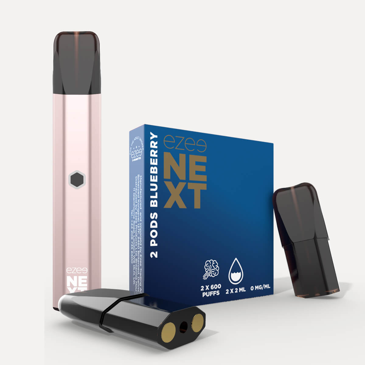 Ezee Next Pod Kit de inicio Beige - Arándano Sin Nicotina