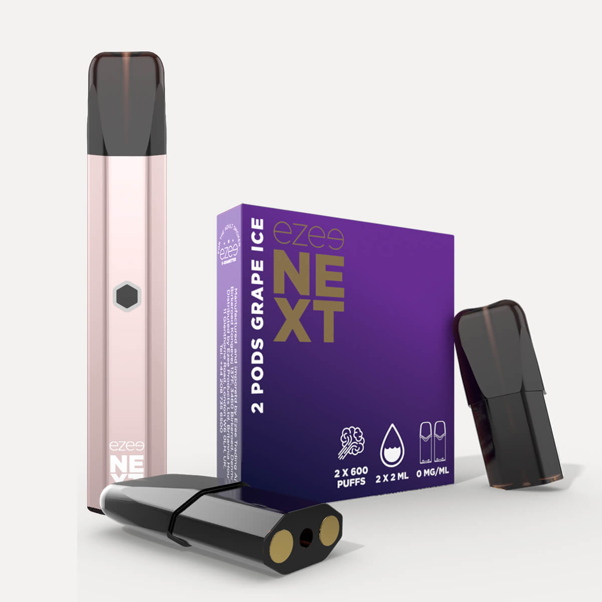 Ezee Next Pod Kit de inicio Beige - Uva Ice Sin Nicotina