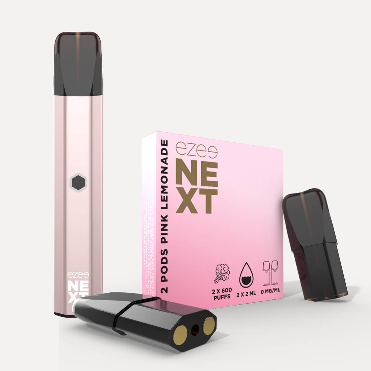 Ezee Next Pod Kit de inicio Beige - Limonada rosa Sin Nicotina
