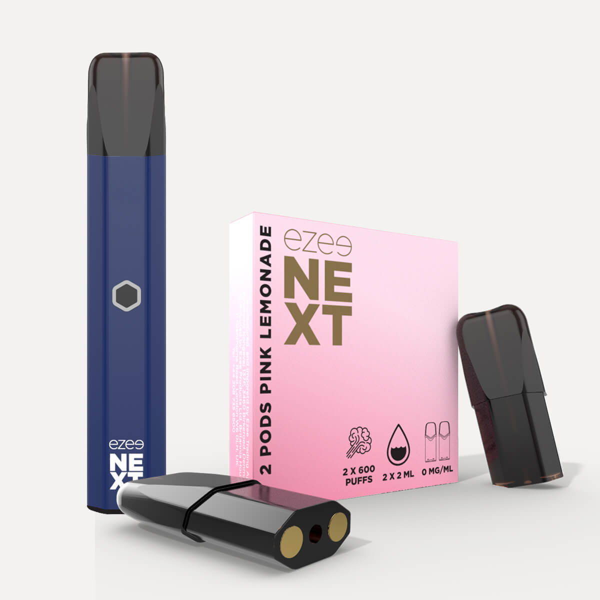 Ezee Next Pod Kit de inicio Azul - Limonada rosa Sin Nicotina