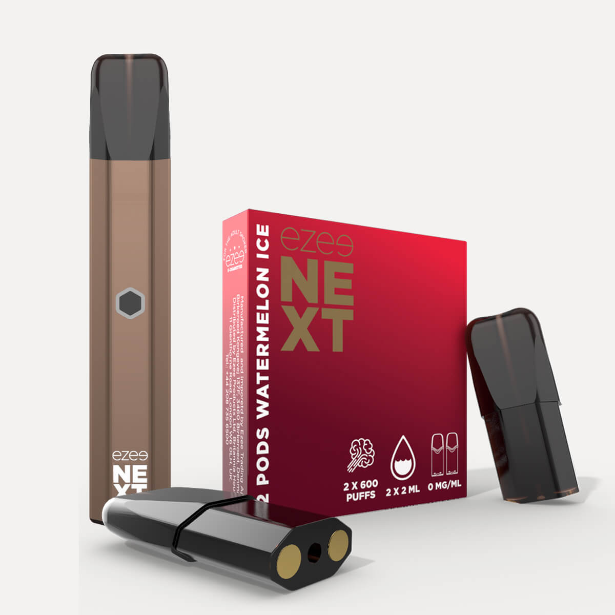Ezee Next Pod Kit de inicio Marrón - Sandía Ice Sin Nicotina