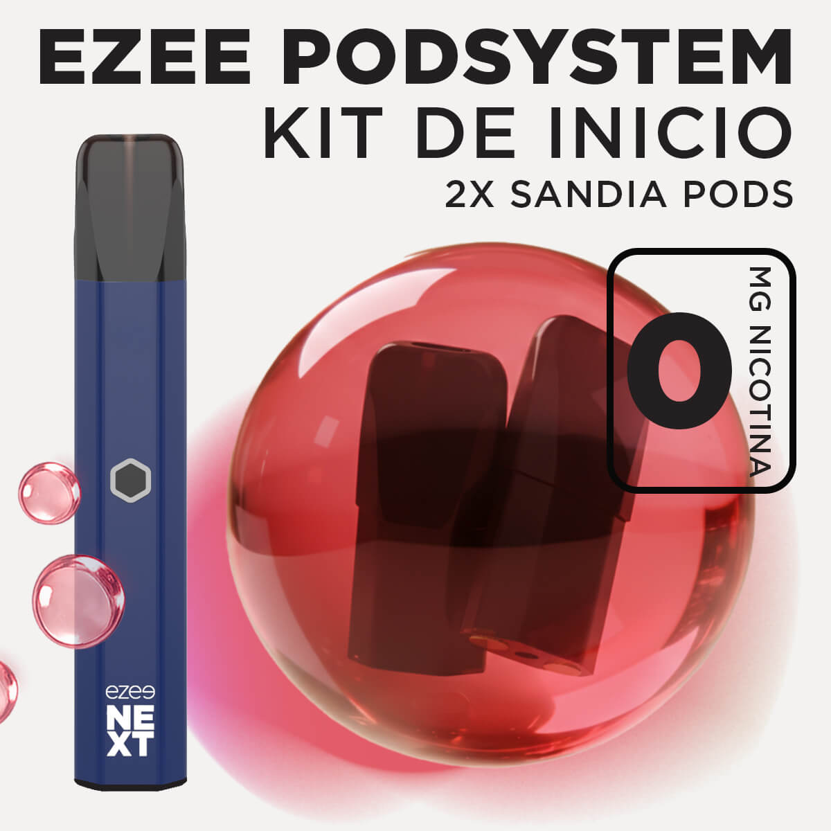Ezee Next Pod Kit de inicio Azul - Sandía Ice Sin Nicotina