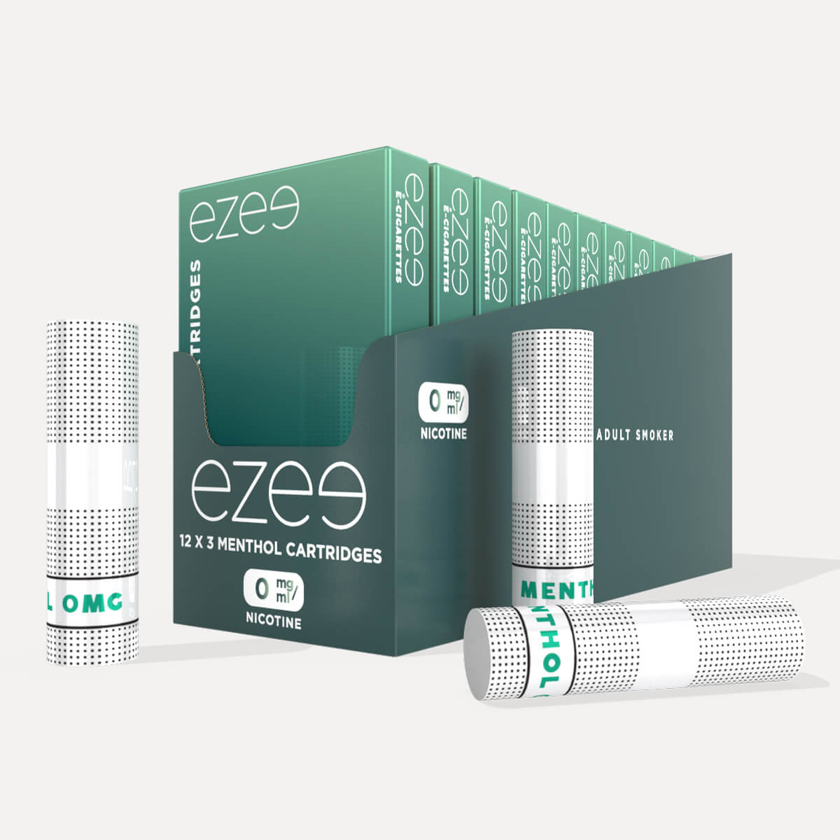 Ezee Cartuchos Mentol Sin Nicotina (x36)