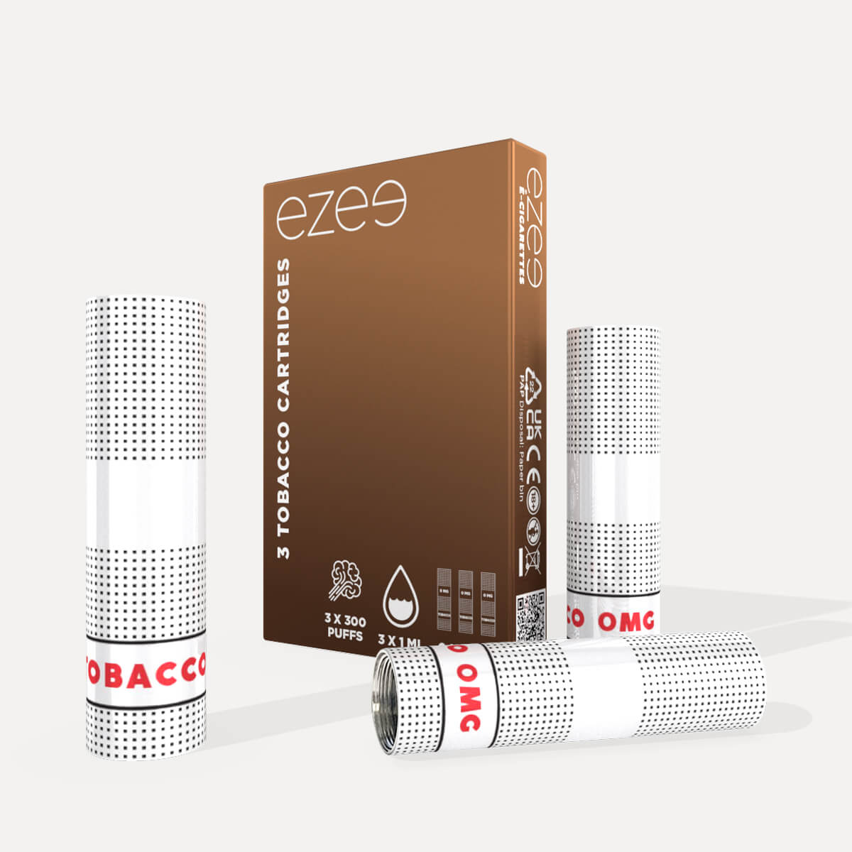 Ezee Cigalike Kit de inicio Blanco - Tabaco Sin Nicotina