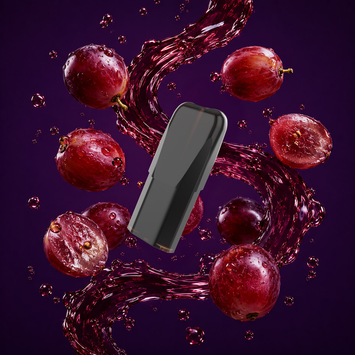 Ezee Next Pods Desechables Sabor Uva Ice Sin Nicotina (Pack de 2)