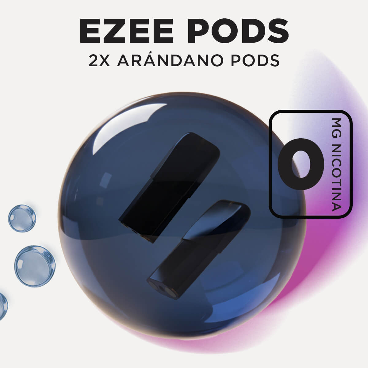 Ezee Next Pods Desechables Sabor Arándano Sin Nicotina (Pack de 2)