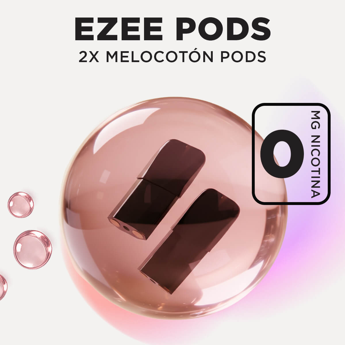Ezee Next Pods Desechables Sabor Melocotón Ice Sin Nicotina (Pack de 2)
