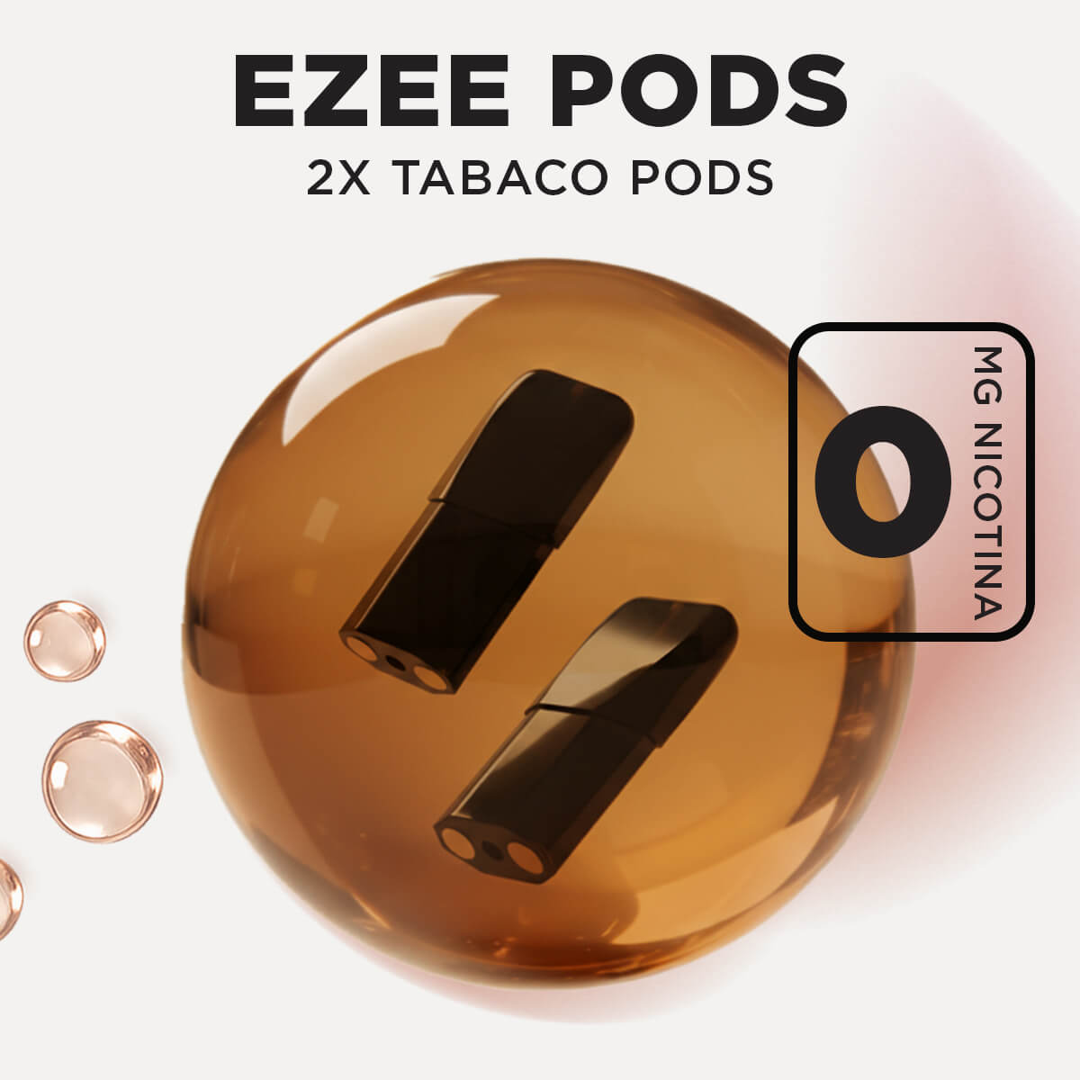 Ezee Next Pods Desechables Sabor Tabaco Sin Nicotina (Pack de 2)
