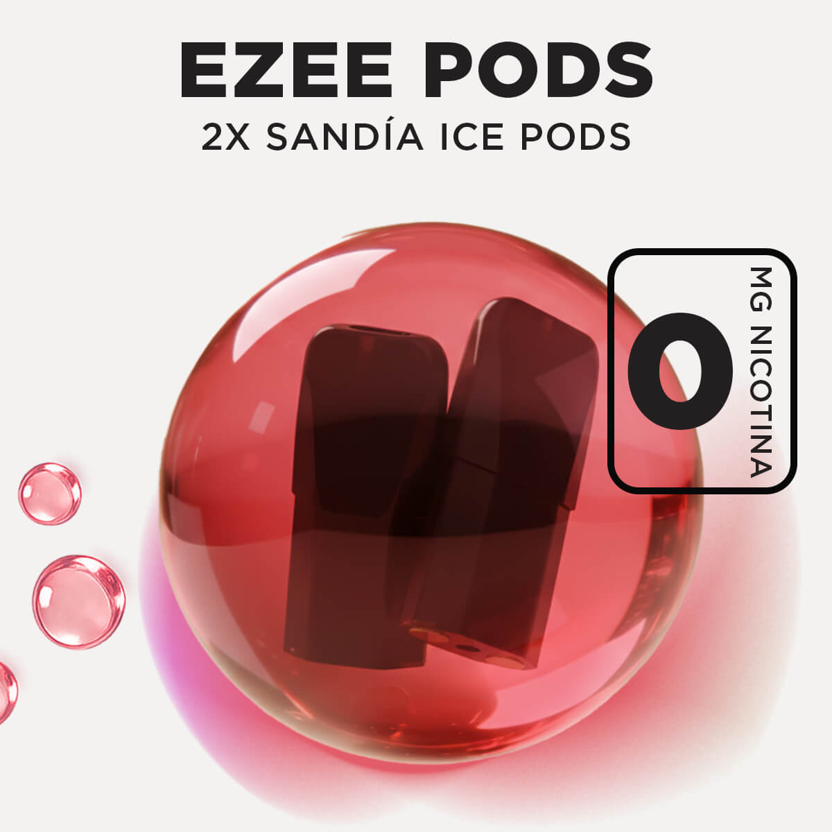 Ezee Next Pods Desechables Sabor Sandía Ice Sin Nicotina (Pack de 2)
