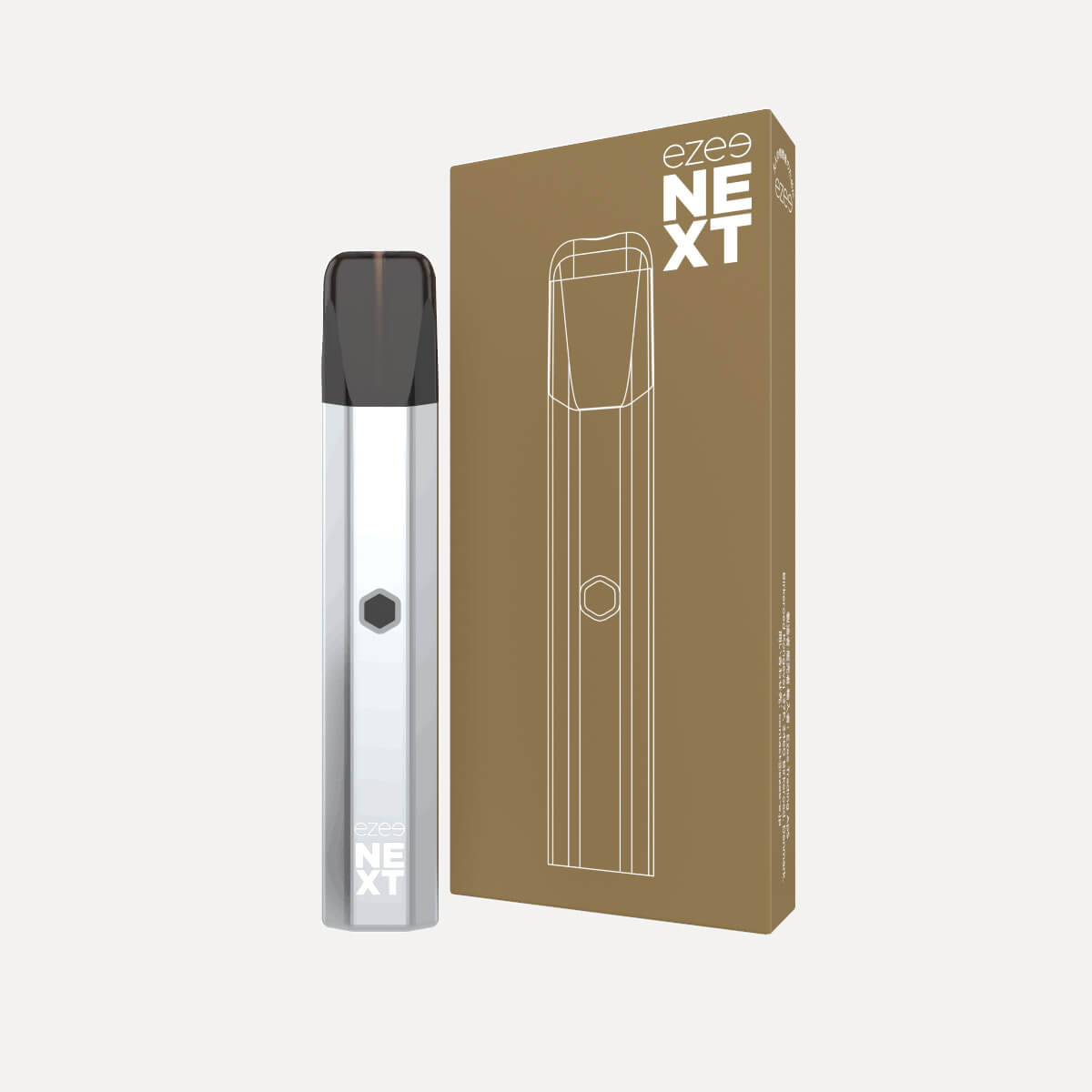 Kit Ezee Next Pod de Vapeo - Plateado
