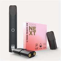 Ezee Next Pod Kit de inicio Negro - Melocotón Ice Sin Nicotina