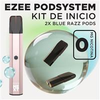 Ezee Next Pod Kit de inicio Beige - Blue Razz Ice Sin Nicotina