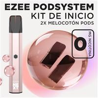 Ezee Next Pod Kit de inicio Beige - Melocotón Ice Sin Nicotina