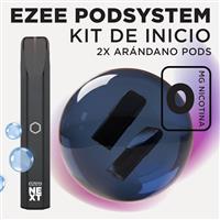 Ezee Next Pod Kit de inicio Negro - Arándano Sin Nicotina