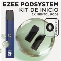 Ezee Next Pod Kit de inicio Azul - Mentol Sin Nicotina