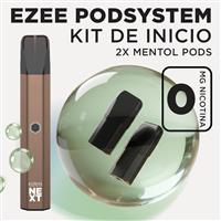 Ezee Next Pod Kit de inicio Marrón - Mentol Sin Nicotina