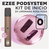 Ezee Next Pod Kit de inicio Marrón - Limonada rosa Sin Nicotina