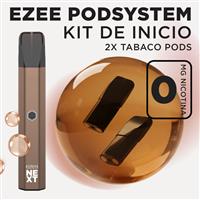 Ezee Next Pod Kit de inicio Marrón - Tabaco Sin Nicotina