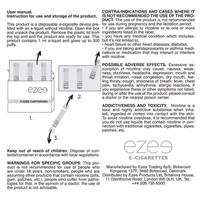 Ezee Cartuchos Tabaco Sin Nicotina (x3)
