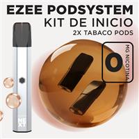 Ezee Next Pod Kit de inicio Plata - Tabaco Sin Nicotina