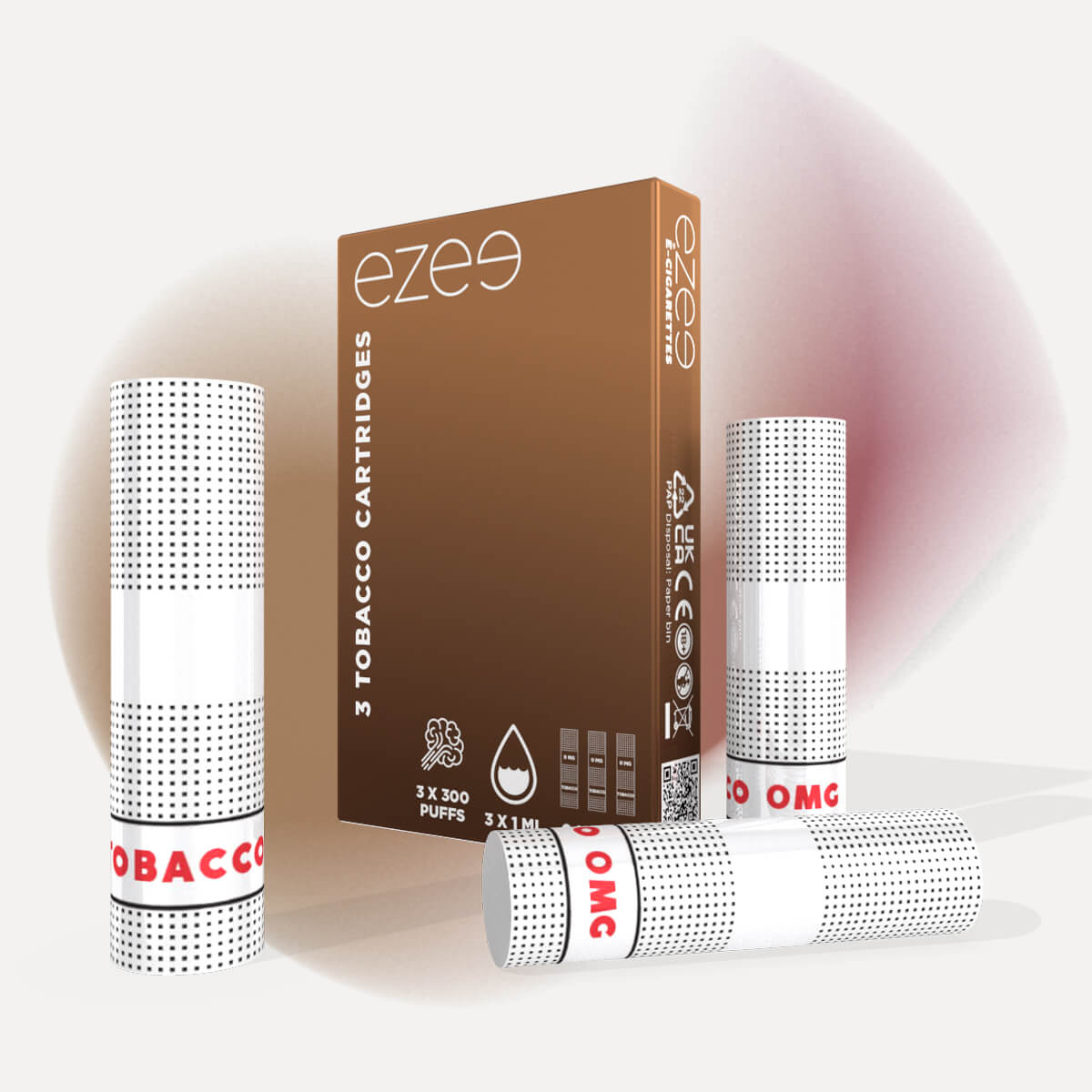 Ezee Cartuchos Tabaco Sin Nicotina (x3)