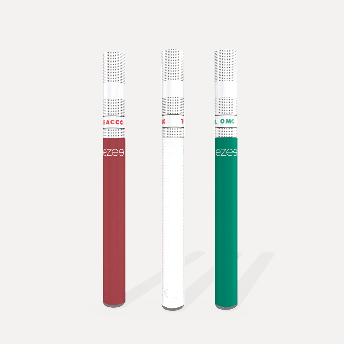 Ezee Cigalike - Roja, bianco, verde