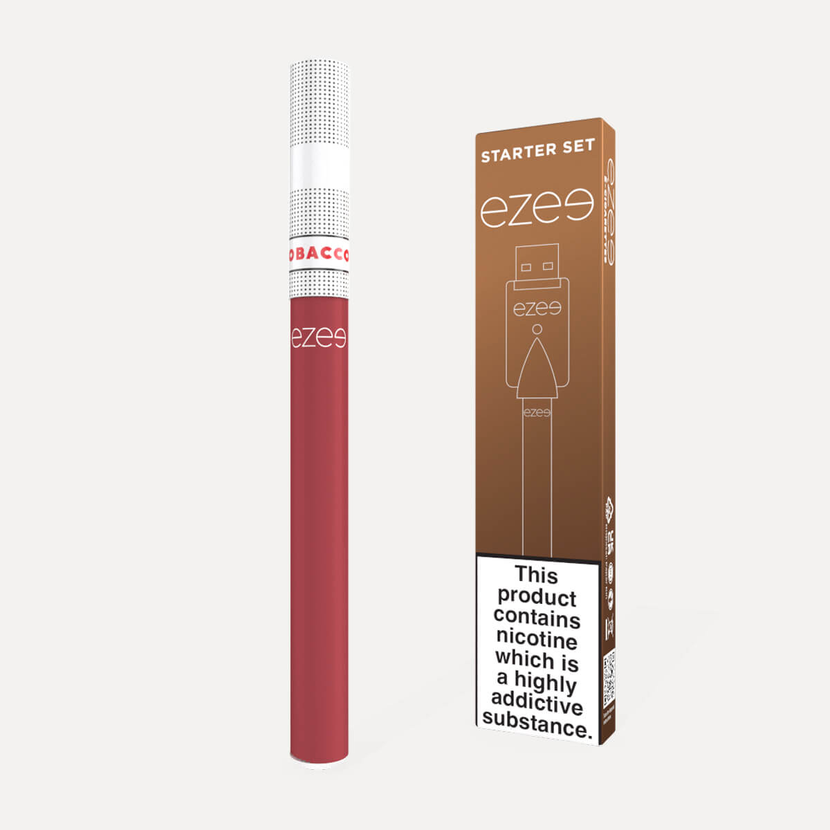 Batería Cigalike y USB color rojo