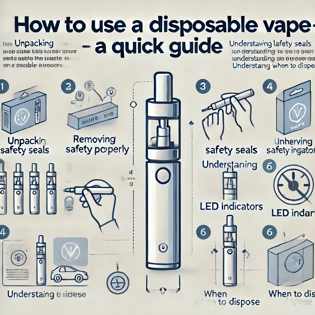 Cómo usar un vape desechable – Guía rápida