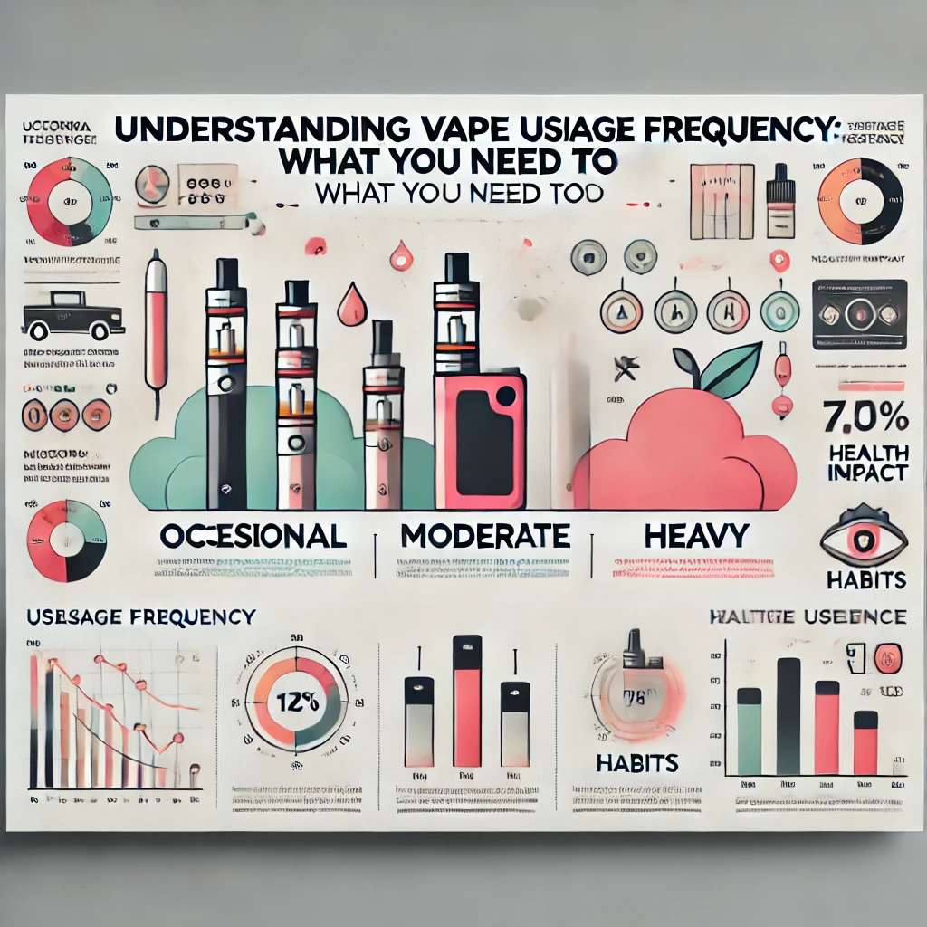 ¿Con qué frecuencia vapea la gente?